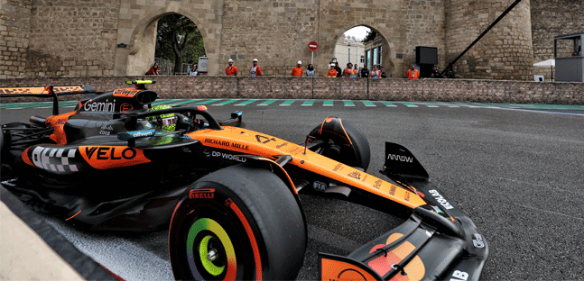 Baku - Libere 3<br />Norris comanda su Verstappen