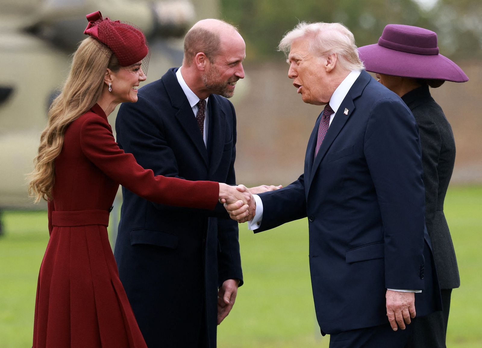 Il Presidente Trump con la Principessa di Galles
