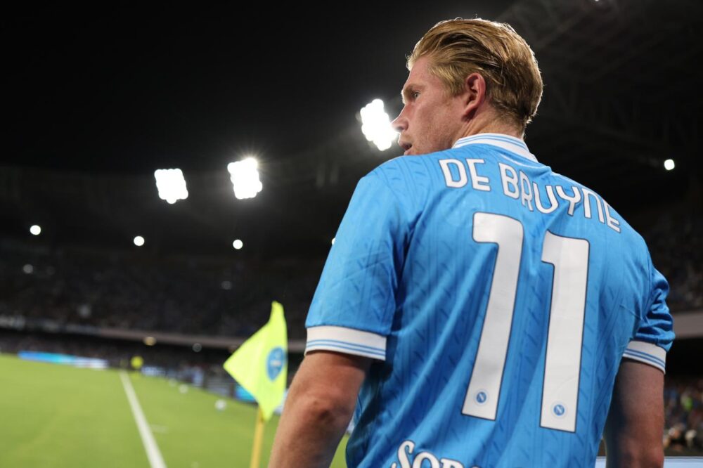 De Bruyne con la maglia del Napoli