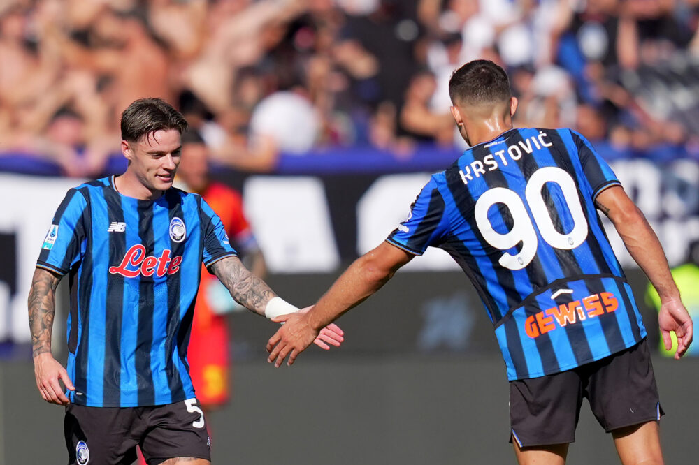 giocatori dell'Atalanta