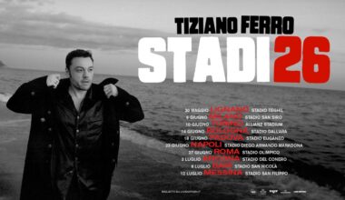 Tiziano Ferro annuncia il ritorno live con Stadi26 - Musica