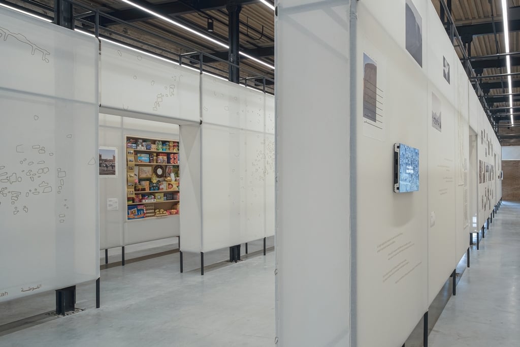 National Pavilion of Saudi Arabia, installation view at Venice Biennale 2025. Courtesy of the Architecture and Design Commission, the Commissioner for the National Pavilion of Saudi Arabia