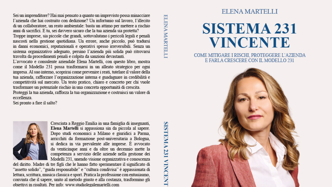 Elena Martelli lancia il Bestseller “Sistema 231 Vincente” - Cultura