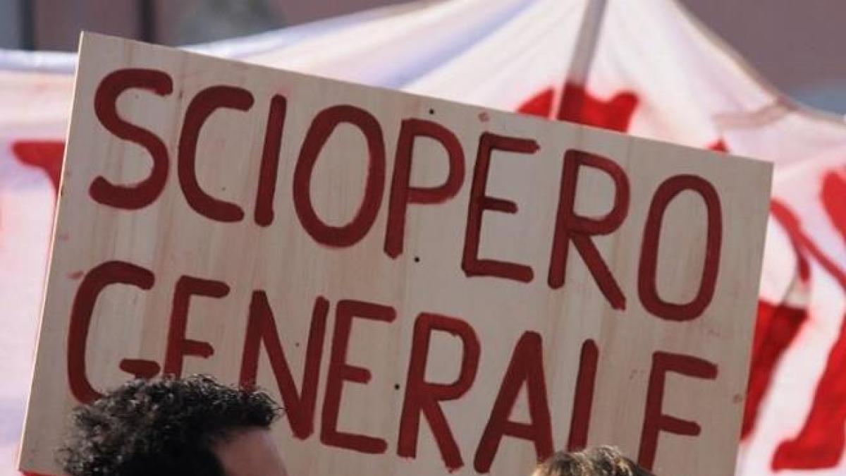 Sciopero generale per Gaza: fermi treni, trasporti e scuole venerdì 19 (con la Cgil) e lunedì 22 (Cobas)