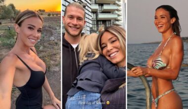 Diletta Leotta e Loris Karius accompagnano Aria all'asilo dopo le vacanze
