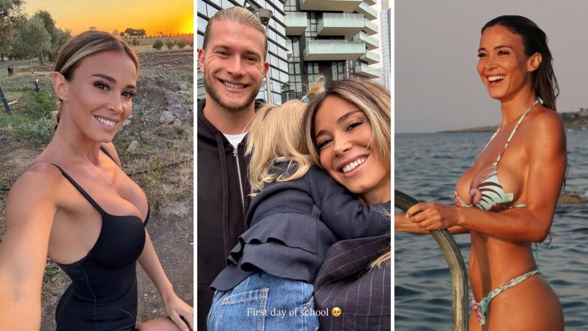 Diletta Leotta e Loris Karius accompagnano Aria all'asilo dopo le vacanze