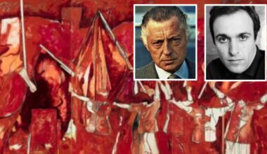 Quando Schifano dipinse 7 metri di guardie comuniste per la sala da pranzo di Agnelli