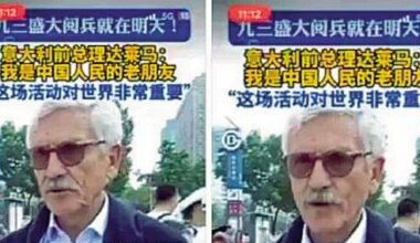 D'Alema spunta alla parata militare di Pechino: «Spero nella pace». Ed è pioggia di critiche