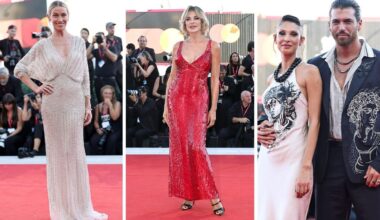 Venezia 82, Alba Parietti, Can Yaman e Sara Bluma, Eleonora Abbagnato sul red carpet