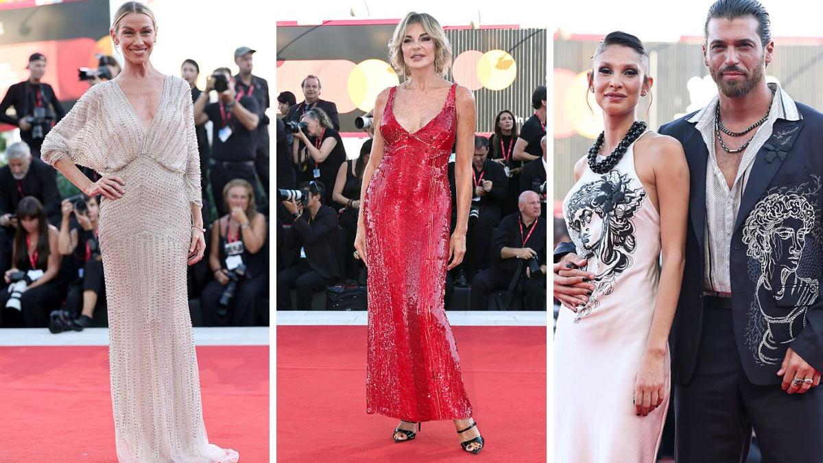 Venezia 82, Alba Parietti, Can Yaman e Sara Bluma, Eleonora Abbagnato sul red carpet