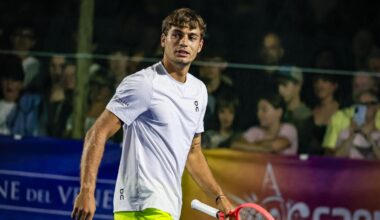 Flavio Cobolli sul campo di Azzurro Caorle: "Mi ricorda Wimbledon"