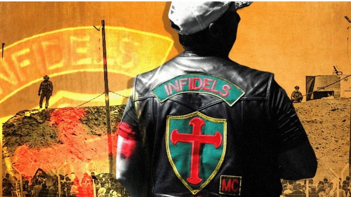 A Gaza i crociati americani anti-islam in motocicletta assunti nella sicurezza per la distribuzione di aiuti ai palestinesi