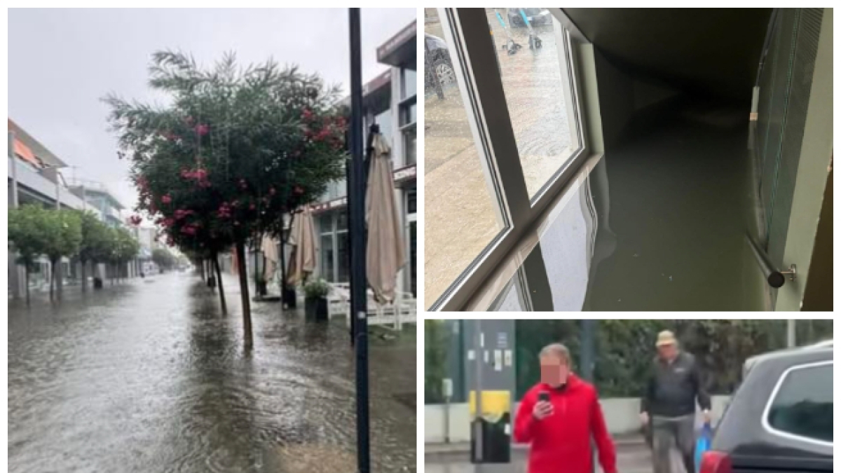 Maltempo in Veneto, nubifragio e allagamenti a San Michele al Tagliamento, Bibione e Caorle. A Venezia si alza il Mose