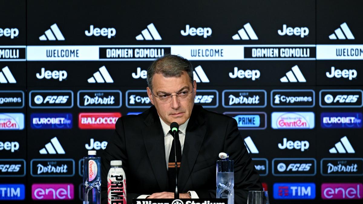 Juve, la conferenza di Comolli sul mercato