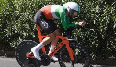 Vuelta, Ganna vince la crono
