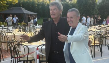 Pupo e la maxi festa a Ponticino con 2mila ospiti (e tanti vip) per i 70 anni: «Nel menu panini al prosciutto per tutti»