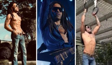 Lenny Kravitz muscoloso a 61 anni: "Faccio come mio nonno..."