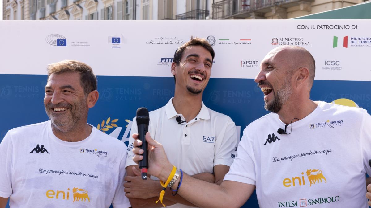 Tennis and Friends Torino 2025: sport, prevenzione e star in Piazza Castello