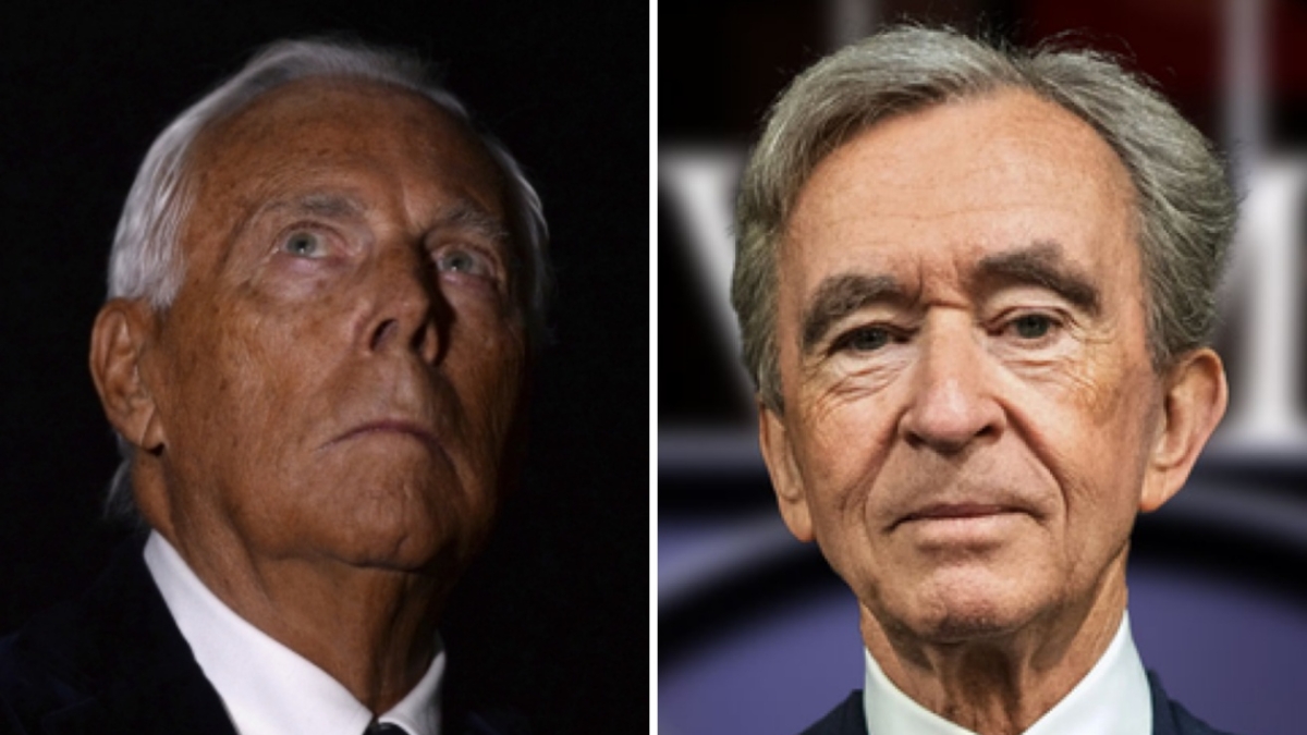 Arnault, più di trent’anni di corteggiamento ad Armani: ora sogna il «grande colpo»