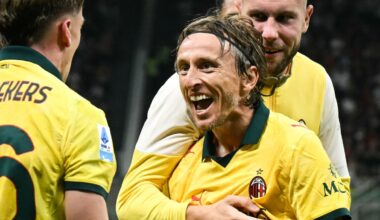 Modric accende San Siro, 1-0 al Bologna, ma il Milan perde di nuovo Maignan. Espulso Allegri