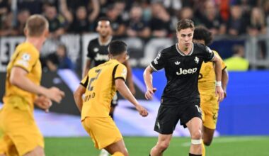 Pagelle Juventus Borussia Dortmund: Di Gregorio insicuro 5, Bremer a metà 5, Yildiz scrittore 7,5, Vlahovic fa tutto da solo 8