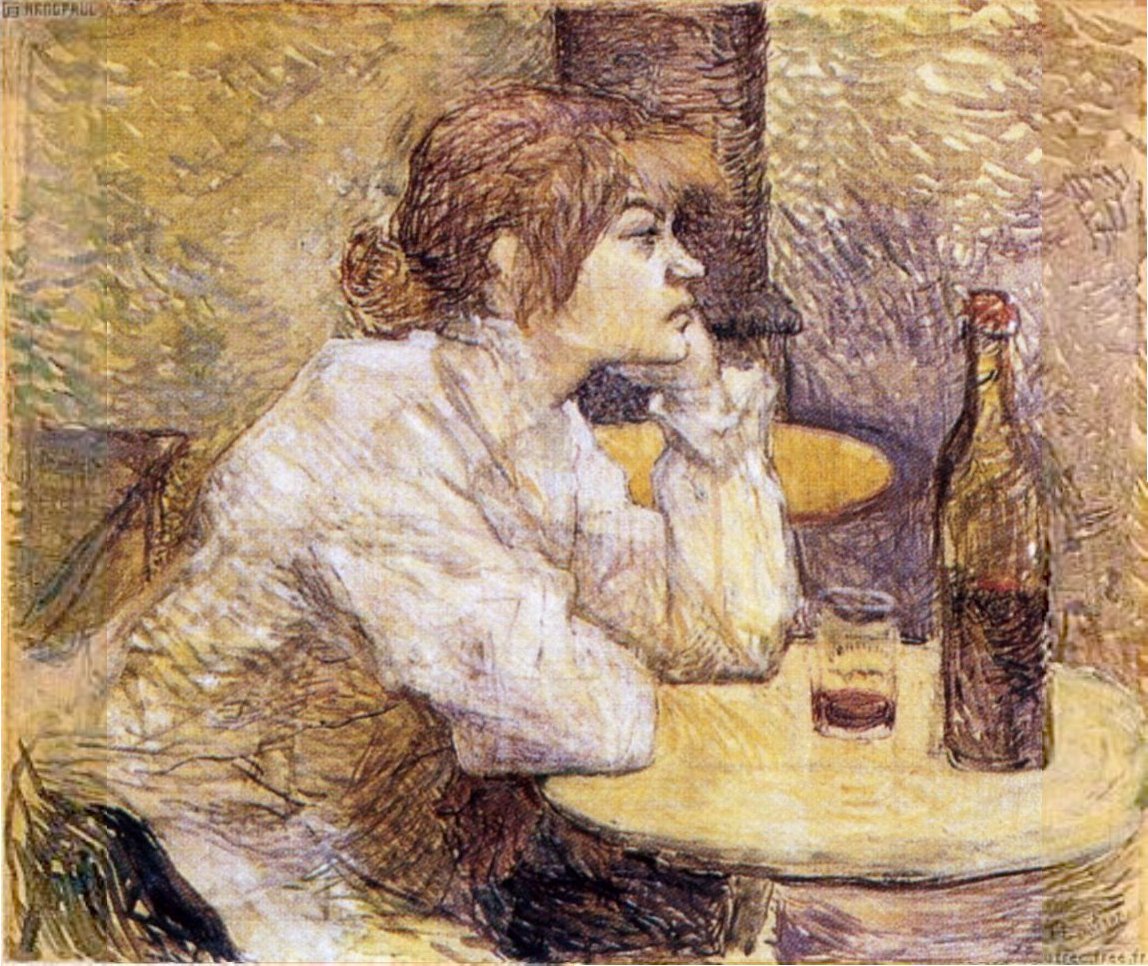 Suzanne Valadon ritratta da Henri de Toulouse-Lautrec