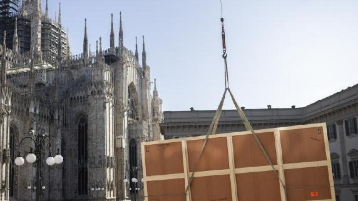 Milano, l'arrivo del «cartone» dipinto da Andrea Appiani per Napoleone: tre giorni di viaggio sul camion partito dal Louvre di Parigi