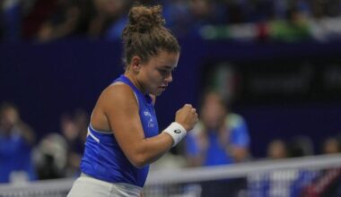 BJK Cup Finals: Paolini batte Svitolina e risponde Kostyuk. Sarà il doppio a decidere