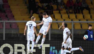 Lecce-Cagliari 1-2: Tiago Gabriel, Belotti, Belotti su rigore
