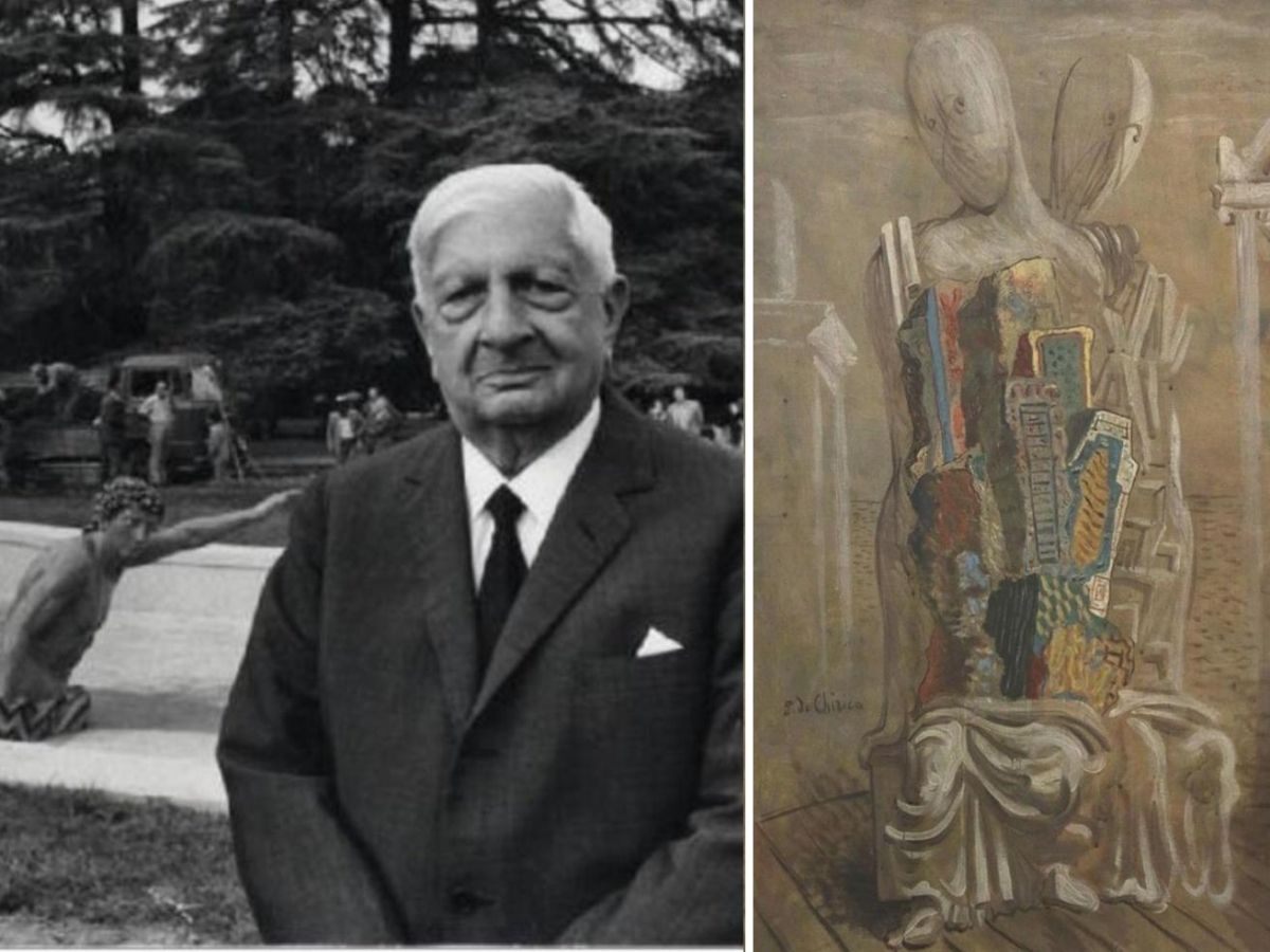 Milano, quando Giorgio de Chirico in visita alla Gam ripudiò l'opera esposta a suo nome: «Quel quadro è un falso». Ma il Comune contestò lui