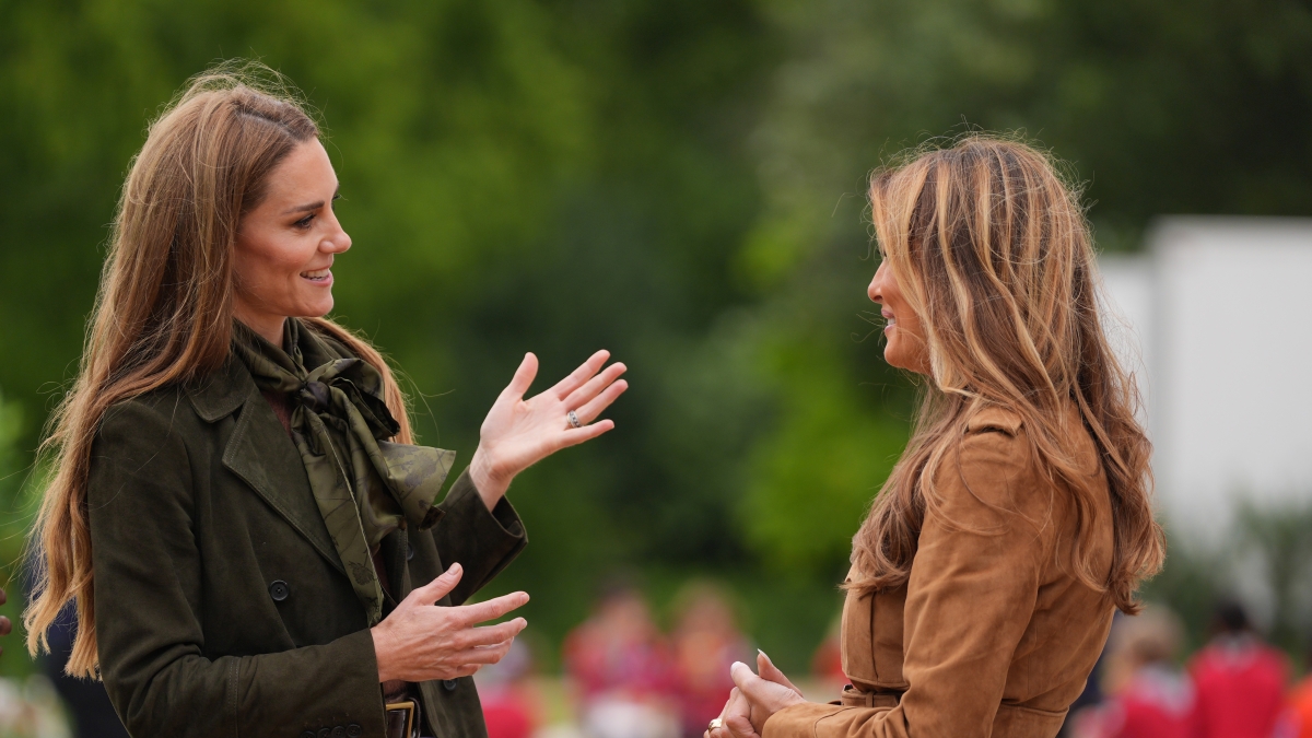 Melania e quel confronto a Londra con la principessa Kate e i bambini, prima dell'annuncio di Fostering the future