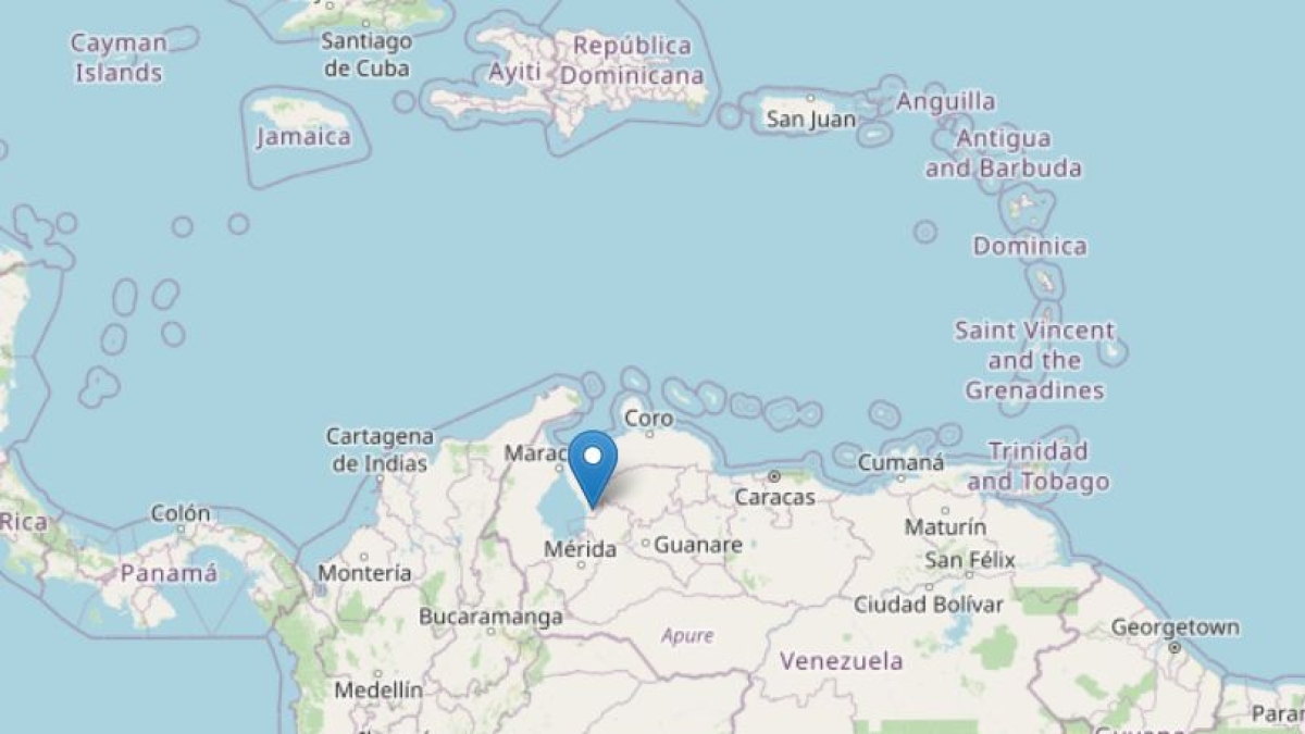 Scossa di terremoto di magnitudo 6.1 nel nord-ovest del Venezuela