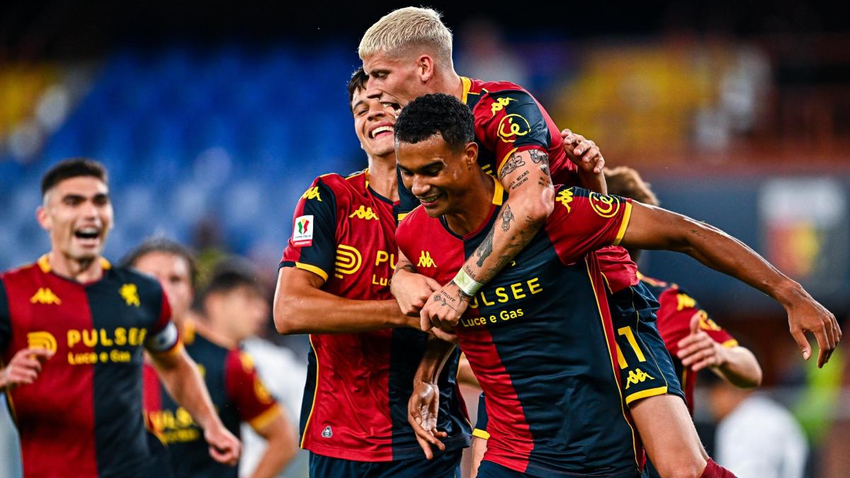 Coppa Italia, Genoa-Empoli 3-1: i rossoblù ribaltano il gol di Saporiti. Ora l'Atalanta