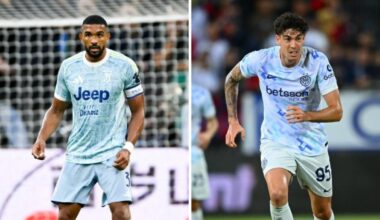 Juve e Inter, le seconde maglie sembrano identiche