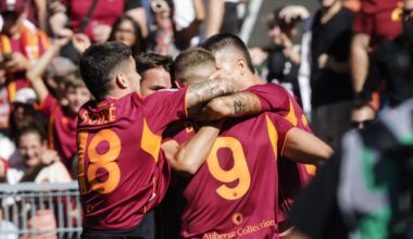 Roma-Verona 2-0 gol Dovbyk Soulé