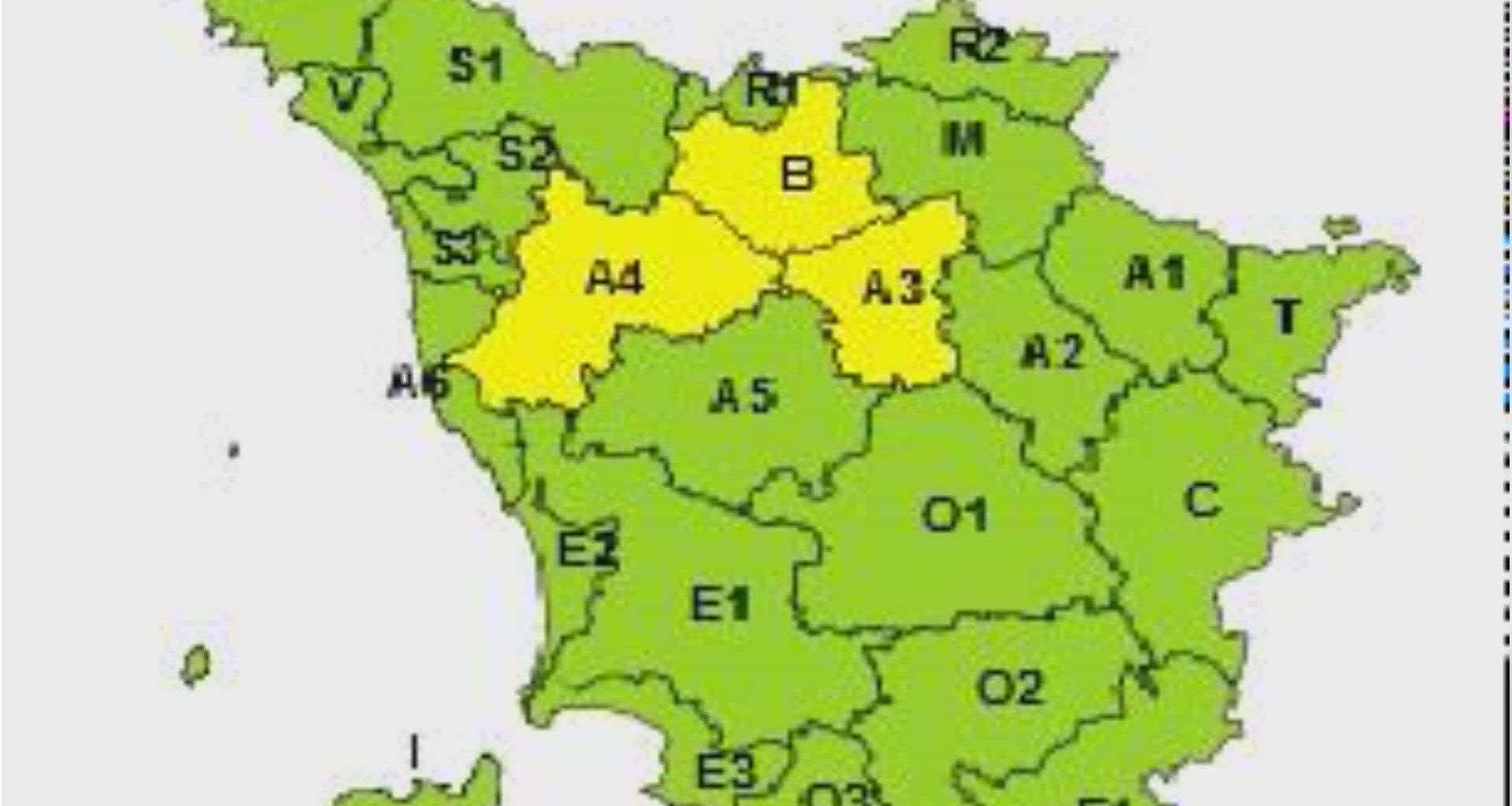 Arriva aria fredda, giovedì codice giallo per vento