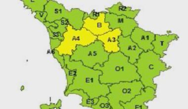 Arriva aria fredda, giovedì codice giallo per vento