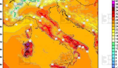 le temperature città per città