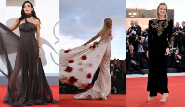 Venezia 2025, pagelle look di stasera: Elisabetta Gregoraci madre dello sposo (5), Clizia Incorvaia e lo strascico (5), Elettra... - Il Messaggero