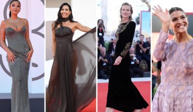 Le pagelle look della settima giornata della Mostra del Cinema: Herzigova spettinata (5), Lamborghini scintillante (7), Gregoraci con la... - Il Gazzettino