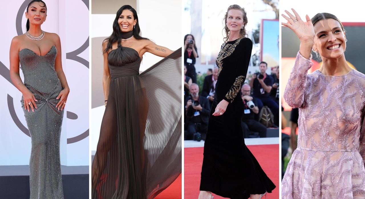 Le pagelle look della settima giornata della Mostra del Cinema: Herzigova spettinata (5), Lamborghini scintillante (7), Gregoraci con la... - Il Gazzettino