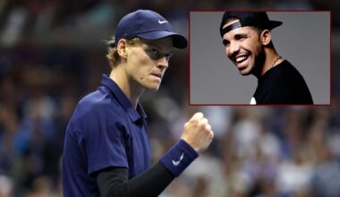 Sinner, il rapper Drake scommette 300mila dollari sul successo dell'azzurro agli Us Open: ecco quanto può guadagnare