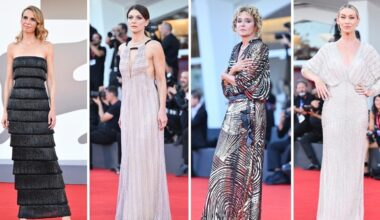 Valeria Golino pacco regalo (5,5), Emanuela Fanelli ricorda re Giorgio Armani (9), Can Yaman e Sara Bluma inseparabili (7)