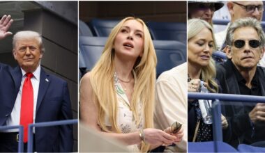 Sinner-Alcaraz, tutti i vip sugli spalti da Ben Stiller a Lindsay Lohan. Trump contestato: buu dagli spalti
