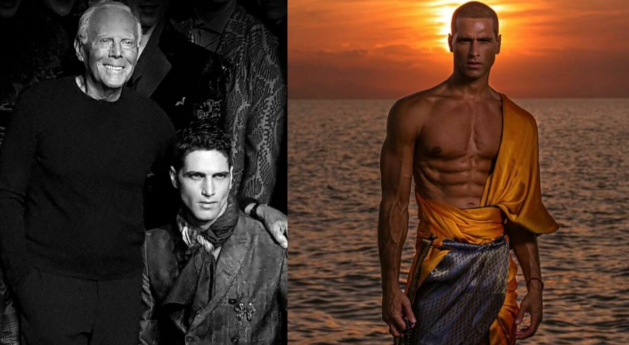Giorgio Armani, chi è il super modello Fabio Mancini (icona del marchio): «Ci chiedeva se eravamo felici. Oggi ho cambiato vita, per me era un padre» - Il Messaggero