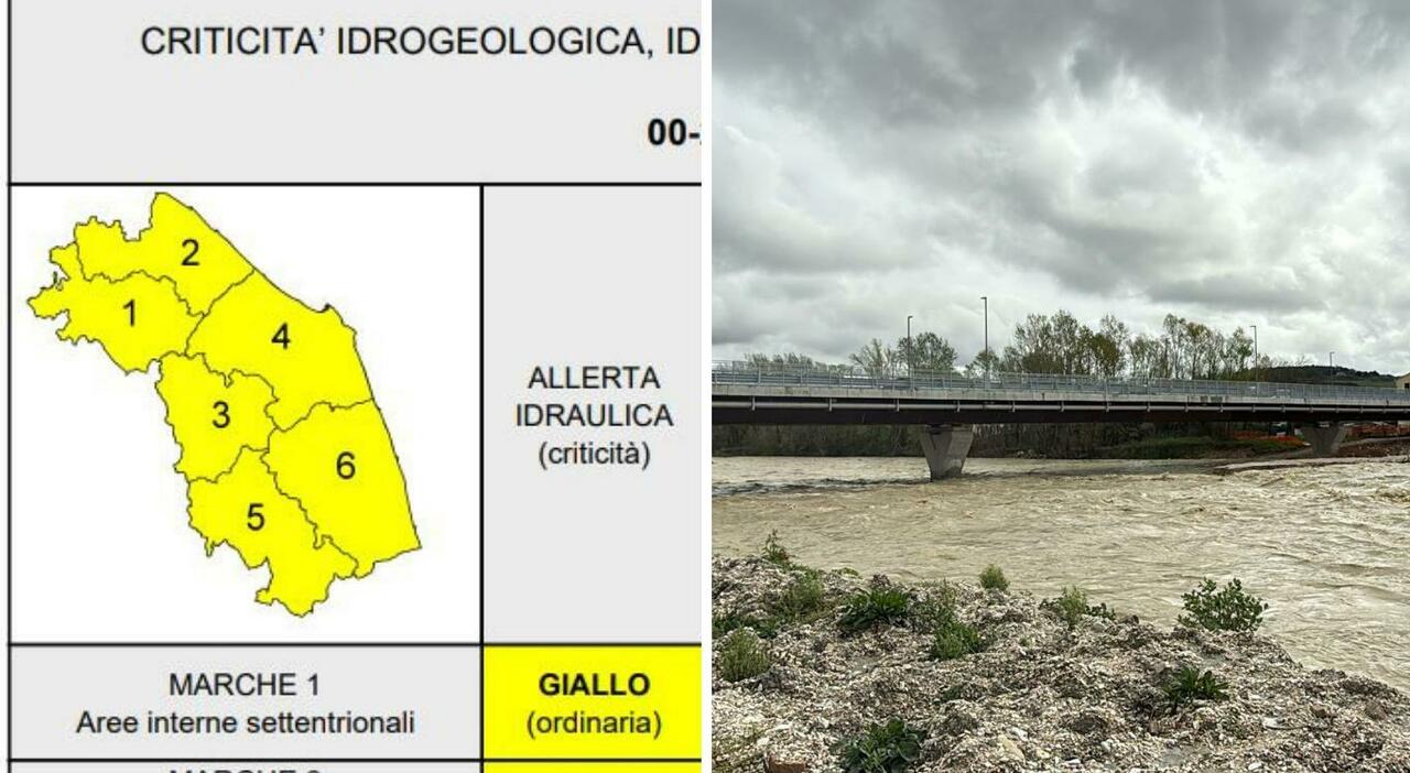 24 ore di allerta meteo sulle Marche. Ecco le previsioni
