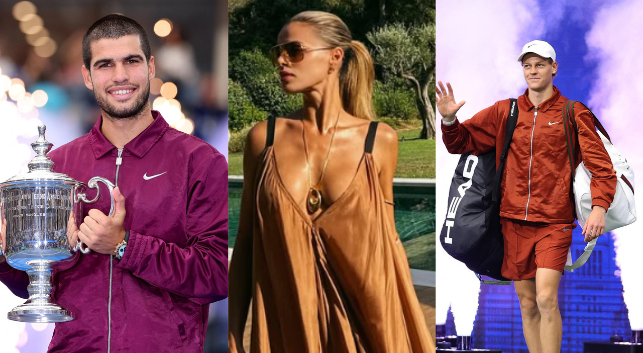 Alcaraz e Sinner rivali anche in amore. «La modella Brooks Nader è uscita con entrambi durante gli Us Open»