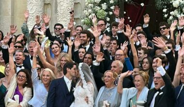 Lorenzo Tolotta-Leclerc (fratello di Charles) e Charlotte Di Pietro si sono sposati: le nozze blindatissime a Lecce, gli invitati vip e... - Il Messaggero