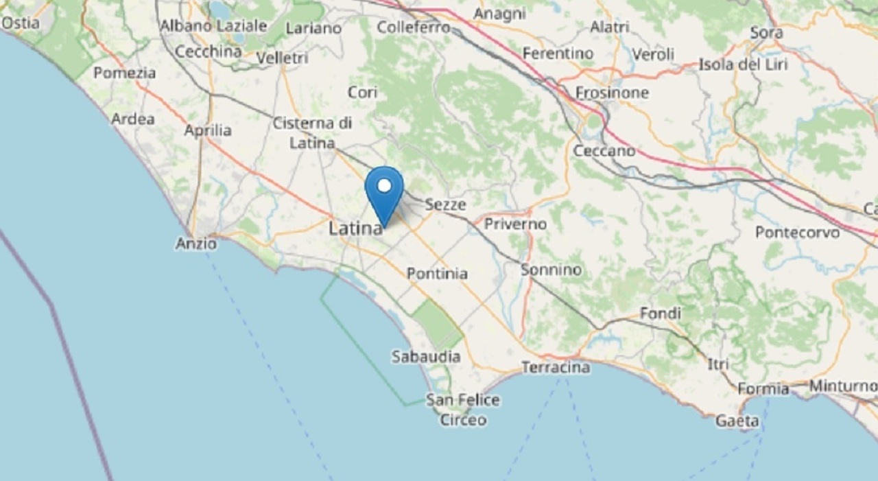 Terremoto Latina oggi, scossa magnitudo 3.2 alle 4:10: avvertita dalla popolazione. Epicentro a 4 chilometri dal Centro del capoluogo - Il Messaggero