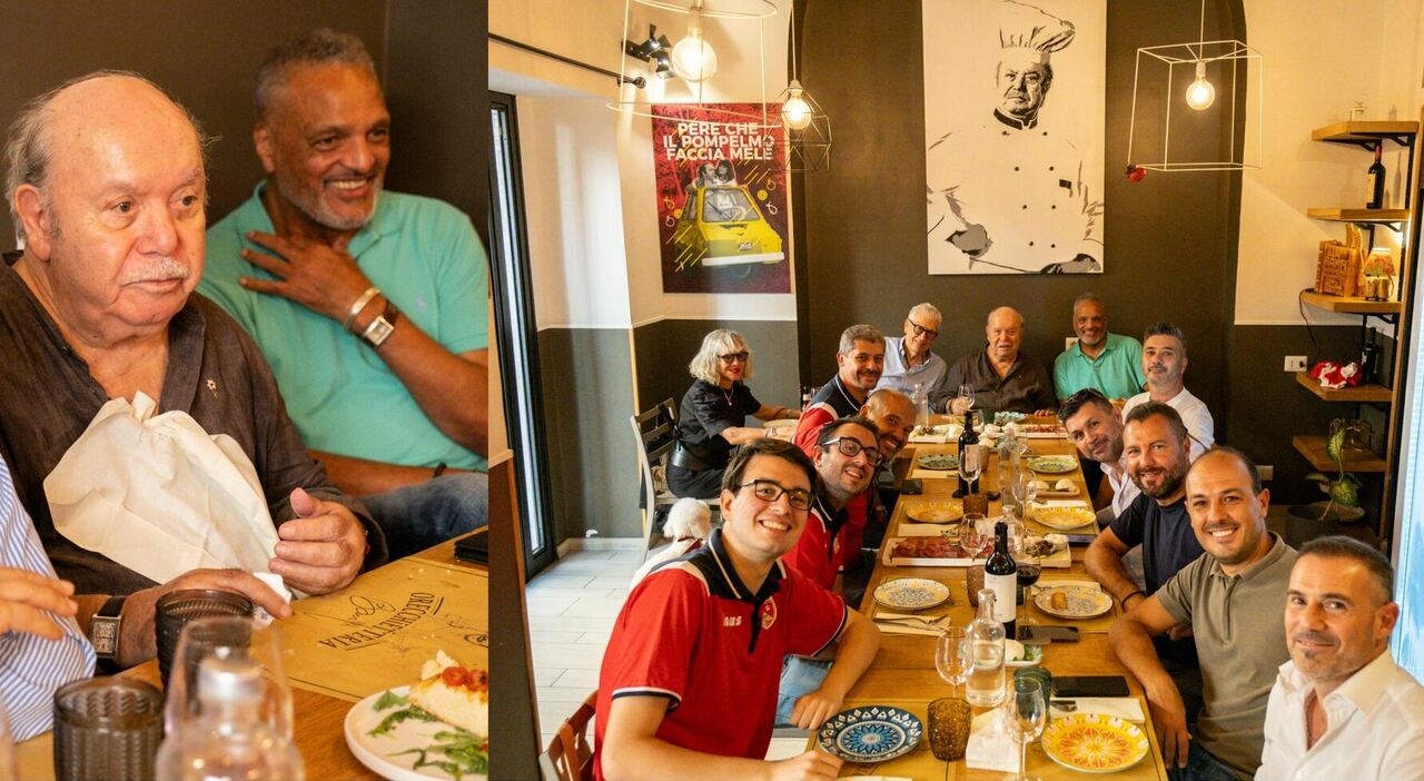 da Aristoteles a Sergio Martino, la festa di Oronzo Canà nel suo ristorante